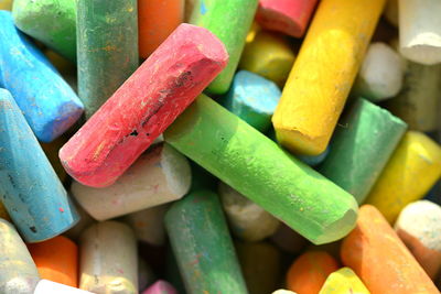 Full frame shot of multi colored candies