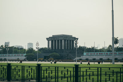 View of built structures