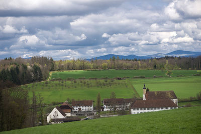 Scenic view of landscape against sky