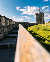 View of fort against sky