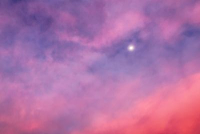 Low angle view of cloudy sky