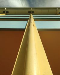 Directly below shot of building against sky