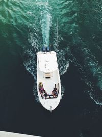 Boats in sea