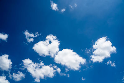 Low angle view of clouds in sky