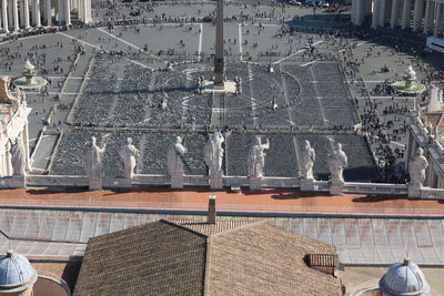 Aerial view of building