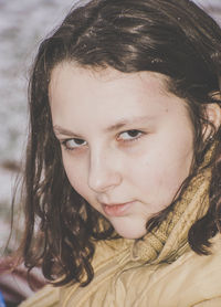 Close-up portrait of girl