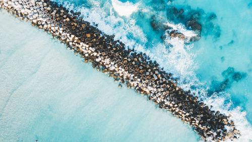 Aerial view of sea