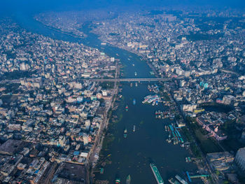 Birds view of old dhaka