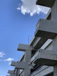 Low angle view of building against sky