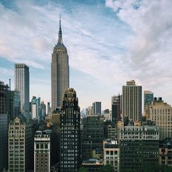 City skyline against sky