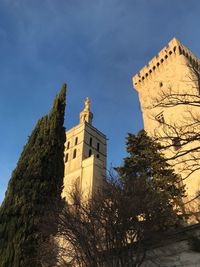 Low angle view of historical building against sky