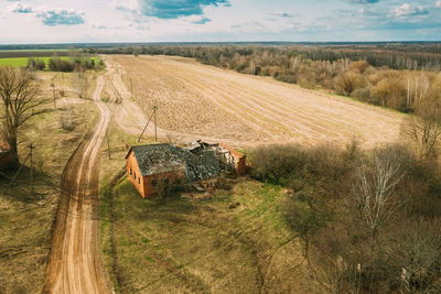 Scenic view of agricultural field