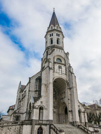 Low angle view of historical building against sky