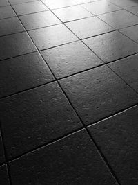 Full frame shot of tiled floor