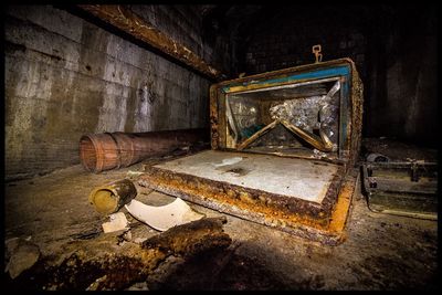 Abandoned interior