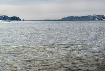 Scenic view of sea in russia