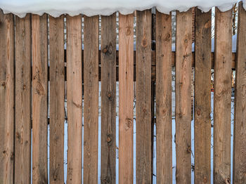 Full frame shot of wooden wall