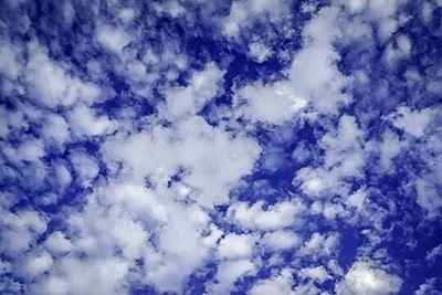 Low angle view of cloudy sky