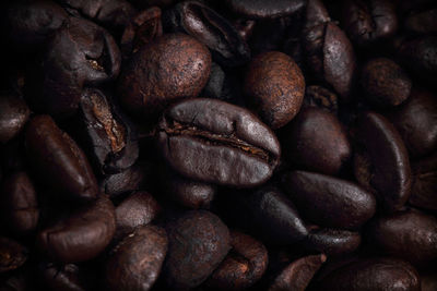 Full frame shot of coffee beans