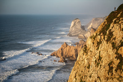 Coastal view from  cabo de roca lighthouse