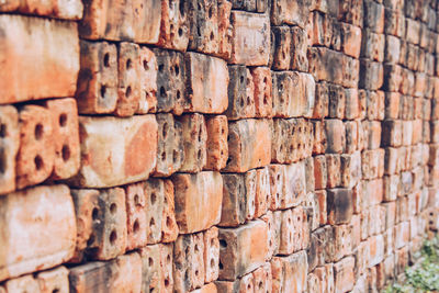 Full frame shot of brick wall