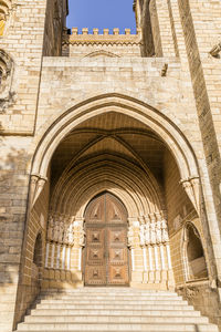 Low angle view of historical building