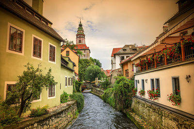 View of buildings in city