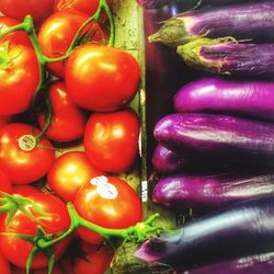 Full frame shot of market stall