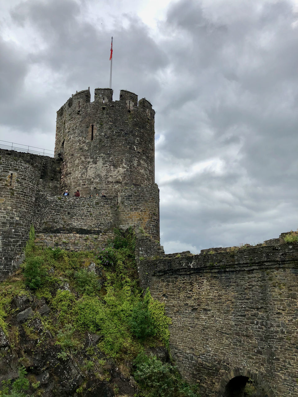 VIEW OF FORT TOWER AGAINST CLOUDY SKY