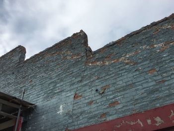 Low angle view of old building