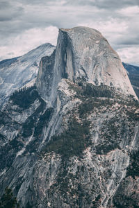 Scenic view of mountain against sky