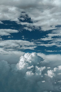 Low angle view of clouds in sky