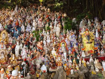 Large group of various god statues for sale