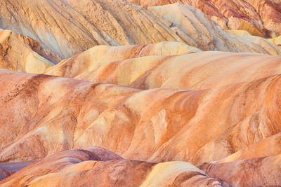 Full frame shot of rock formations