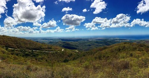 Scenic view of landscape against sky