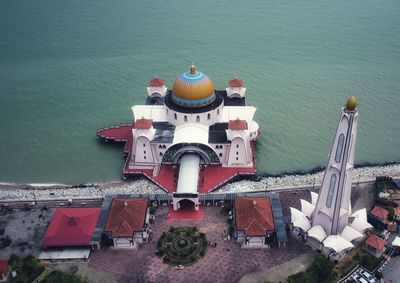 high angle view