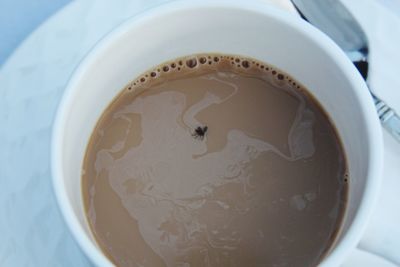 Close-up of coffee in cup