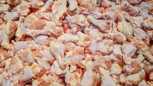 Full frame shot of onions for sale