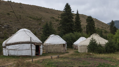 Archeological site of san-tash in kyrgyzstan