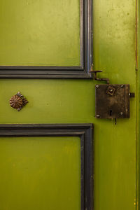 Full frame shot of closed door