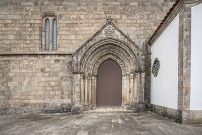 Entrance of historic church