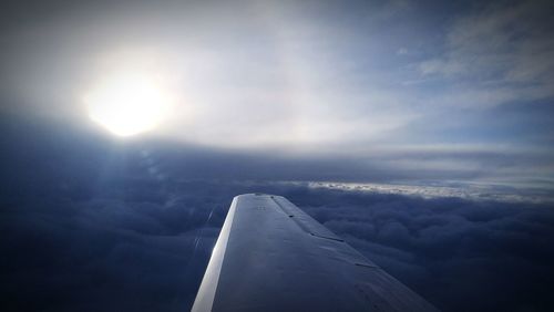 Scenic view of snow against sky