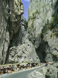 Rocks on rocky mountain