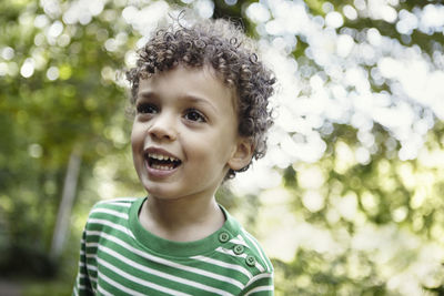 Portrait of smiling boy