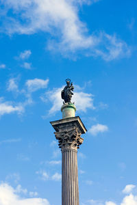 Low angle view of statue