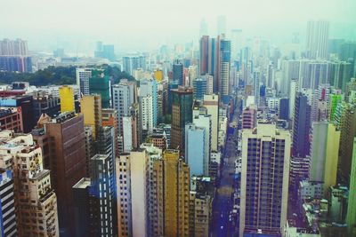 Low angle view of modern buildings