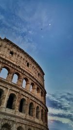 Low angle view of historical building against sky