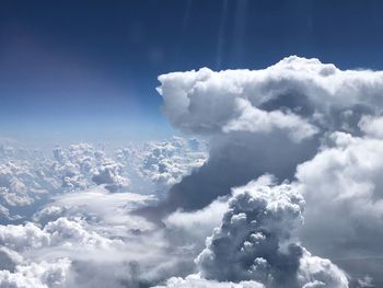 Low angle view of clouds in sky