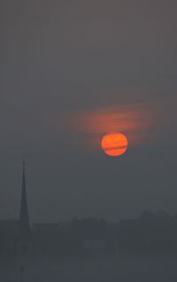 Scenic view of sky at sunset