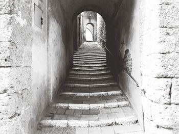 Corridor of old building